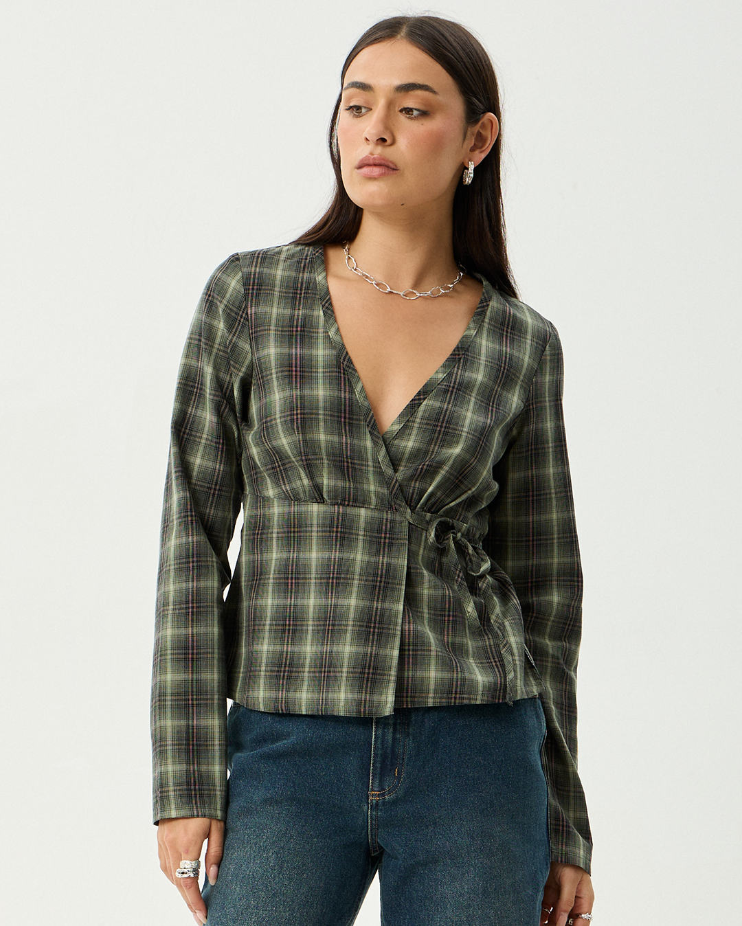 afends-jonah-recycled-long-sleeve-top-deep-olive-check-1