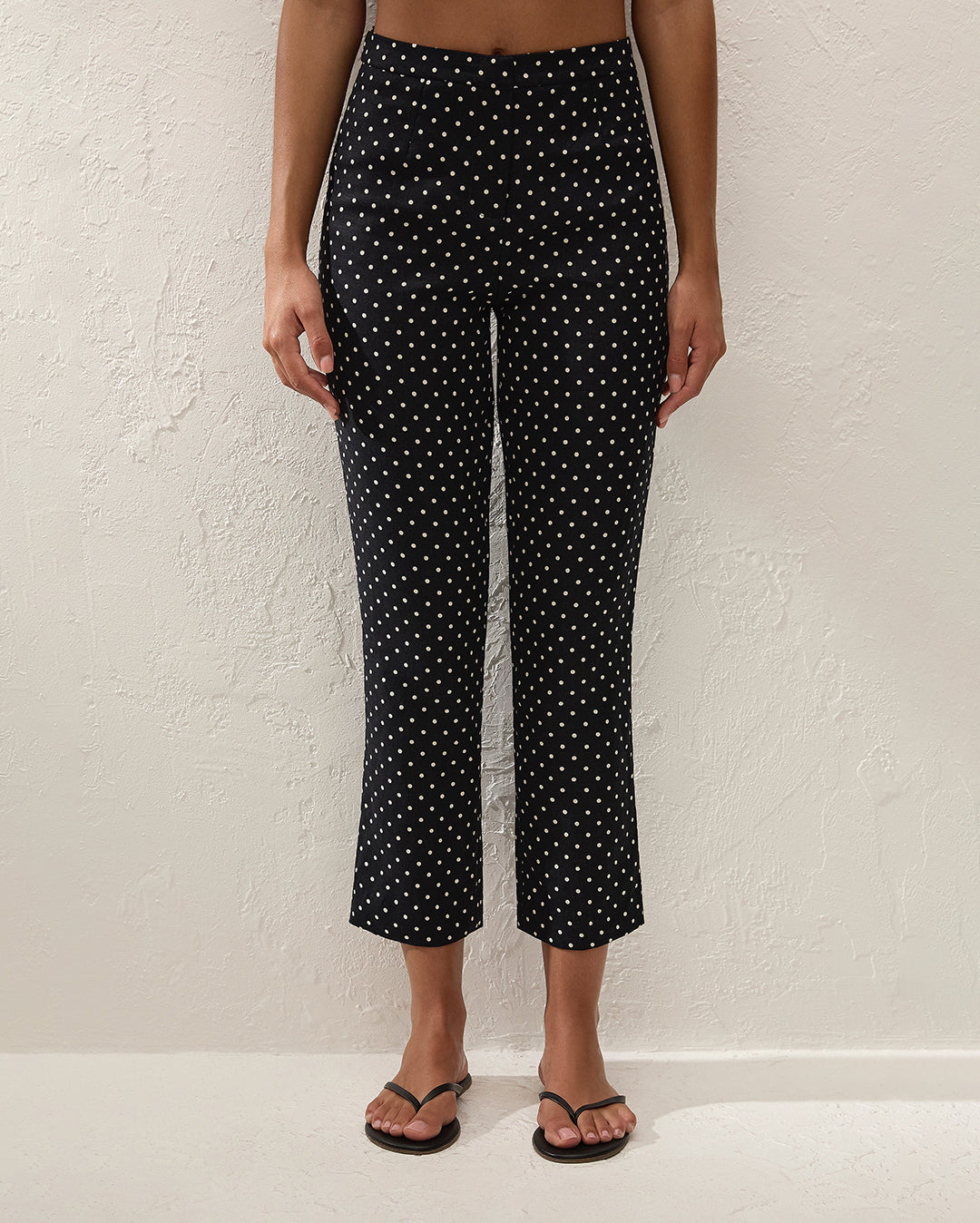 faithfull-iria-capri-pant-lola-polka-dot-black-cream-1