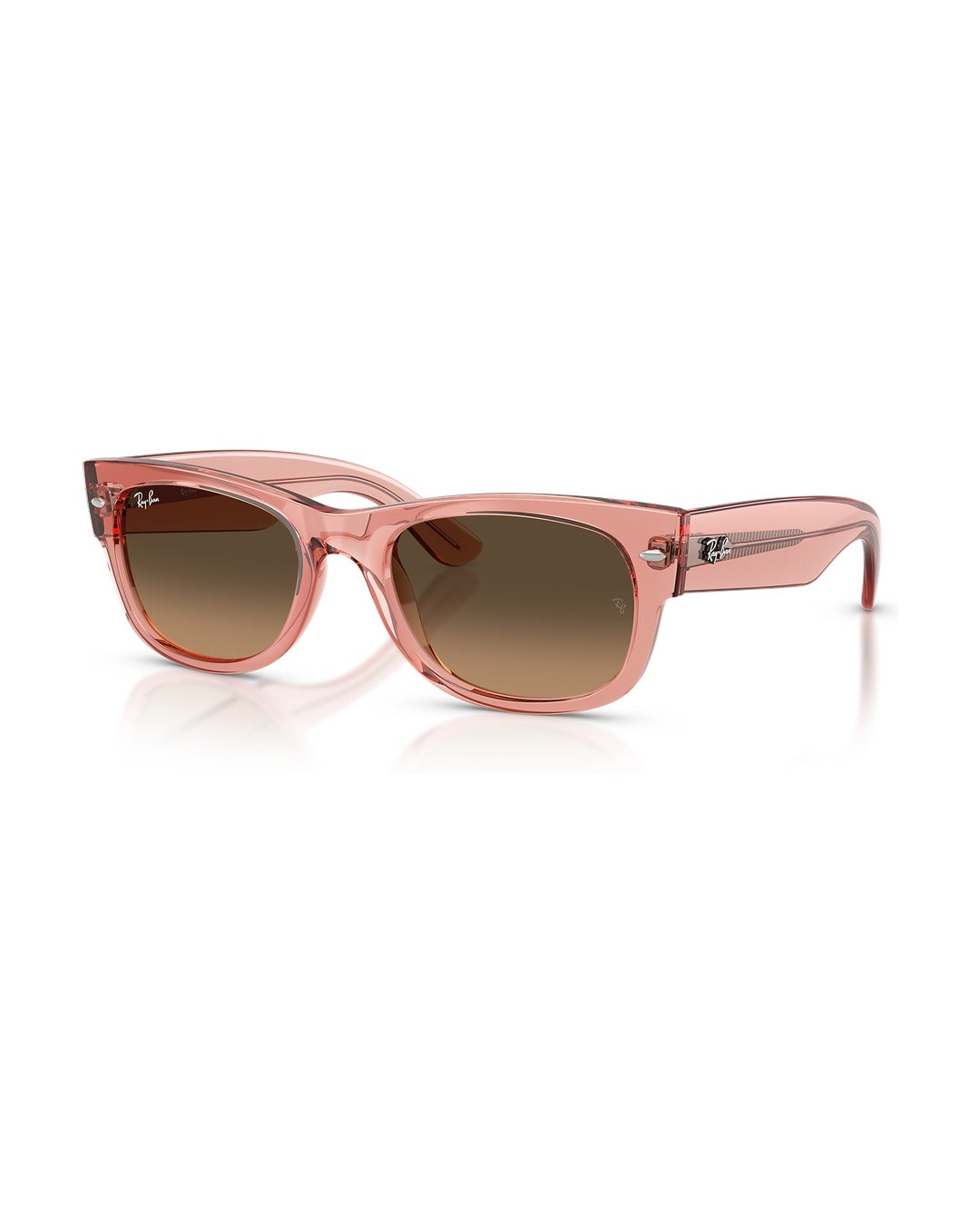 ray-ban-mega-wayfarer-ii-sunglasses-transparent-pink-light-brown-gradient-black-1
