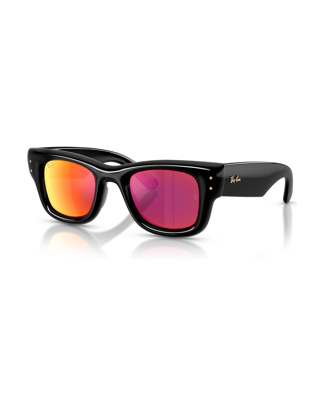 ray-ban-wayfarer-puffer-sunglasses-black-brown-mirror-orange-2