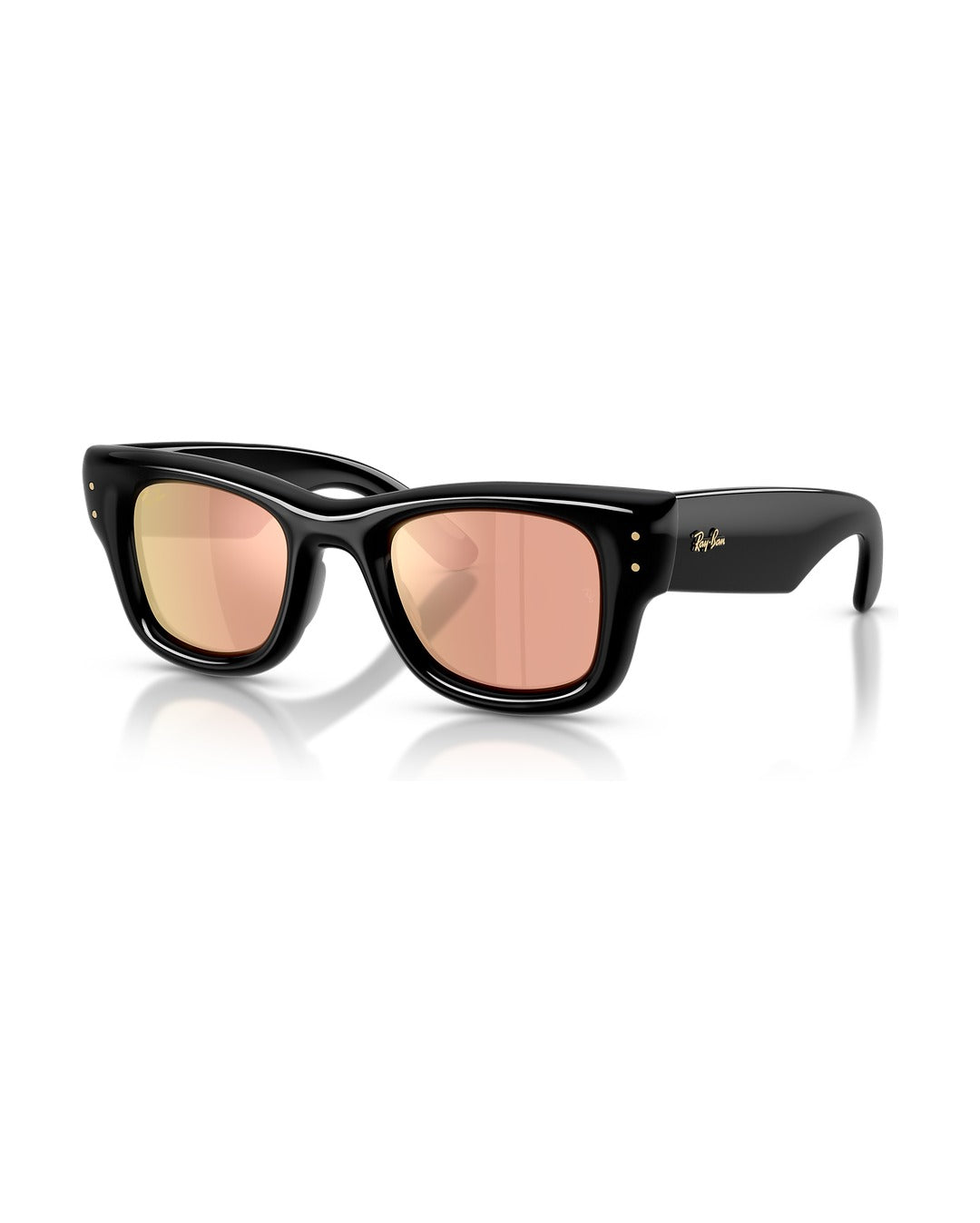 ray-ban-wayfarer-puffer-sunglasses-black-dark-brown-mirror-rose-gold-2