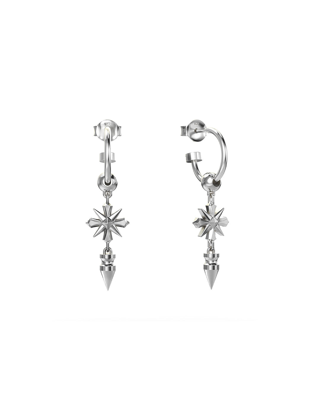 stolen-girlfriends-club-midnight-cross-anchor-earrings-silver-01